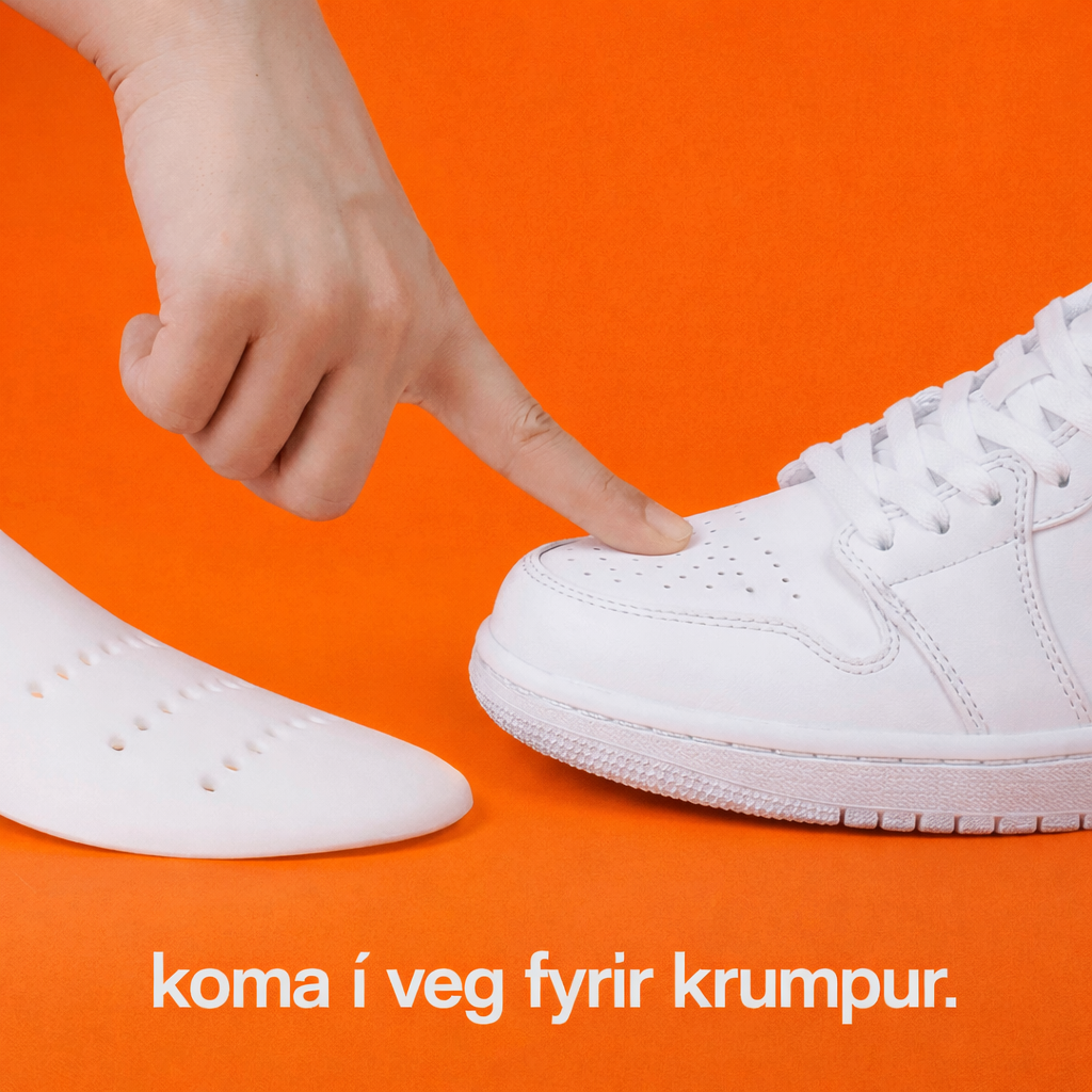 Verndari fyrir krumpun á skóm