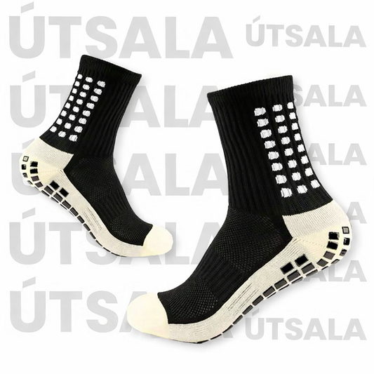 Sokkar með gripi gegn rennsli